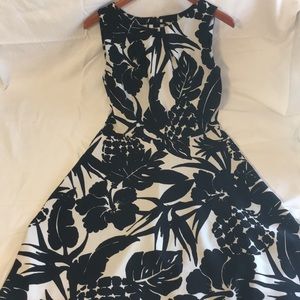 Black and white dress